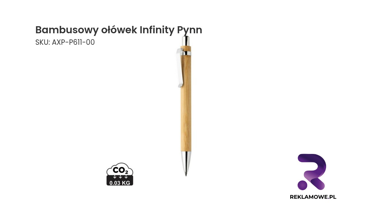 Bambusowy ołówek Infinity Pynn Ekologiczny bambusowy ołówek Infinity Pynn