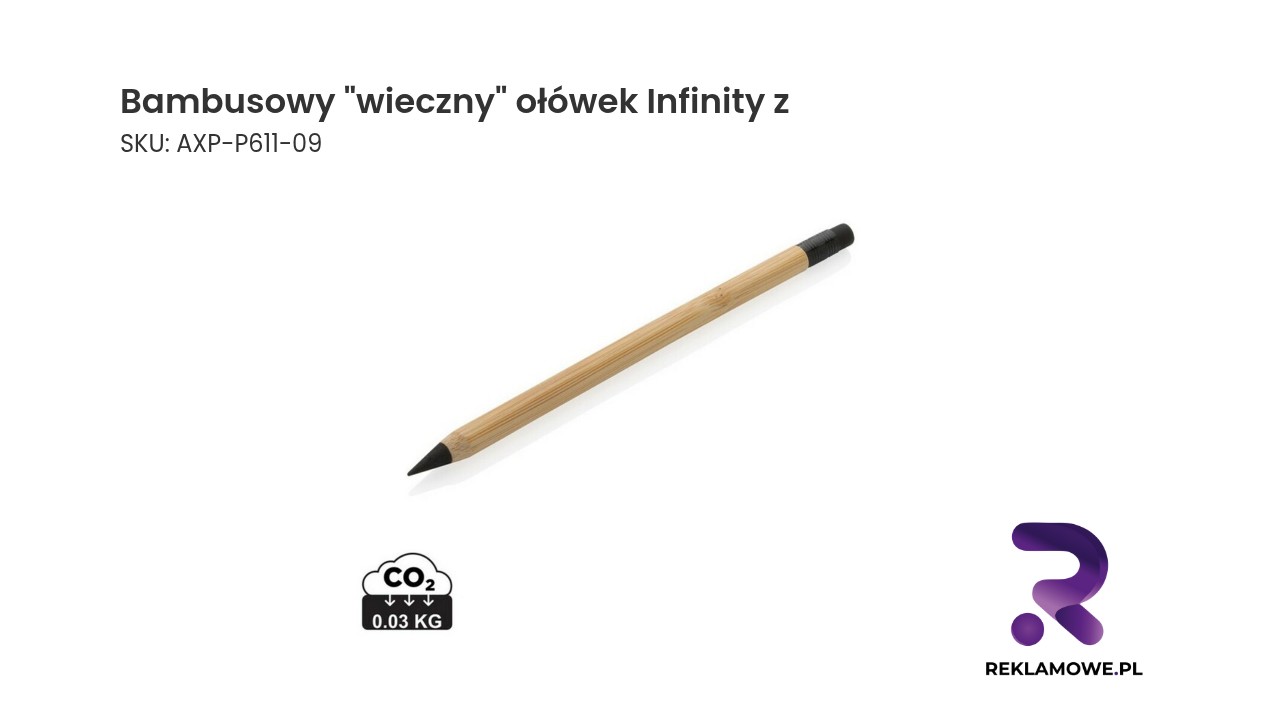 Bambusowy Bambusowy wieczny ołówek