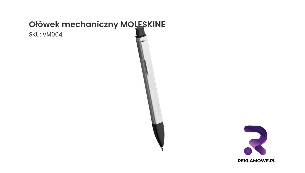 Ołówek mechaniczny marki Moleskine na biurku