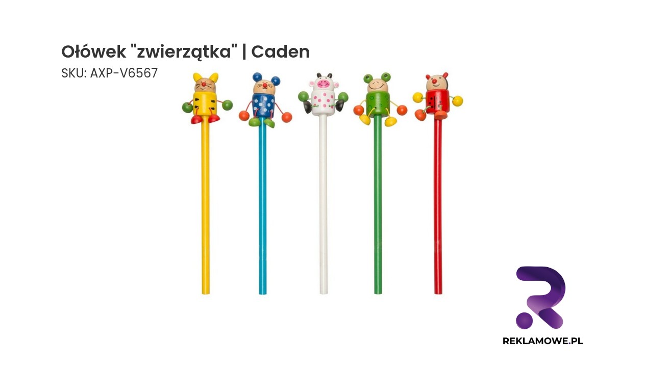Ołówek ze zwierzątkami marki Caden