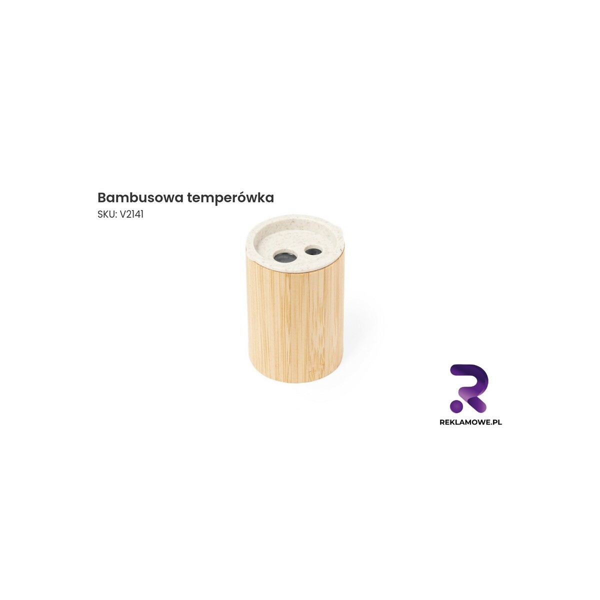 Ekologiczna temperówka z bambusa