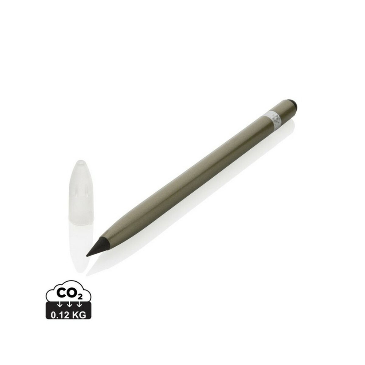 Aluminiowy "wieczny" ołówek z gumką P611.121_S_0