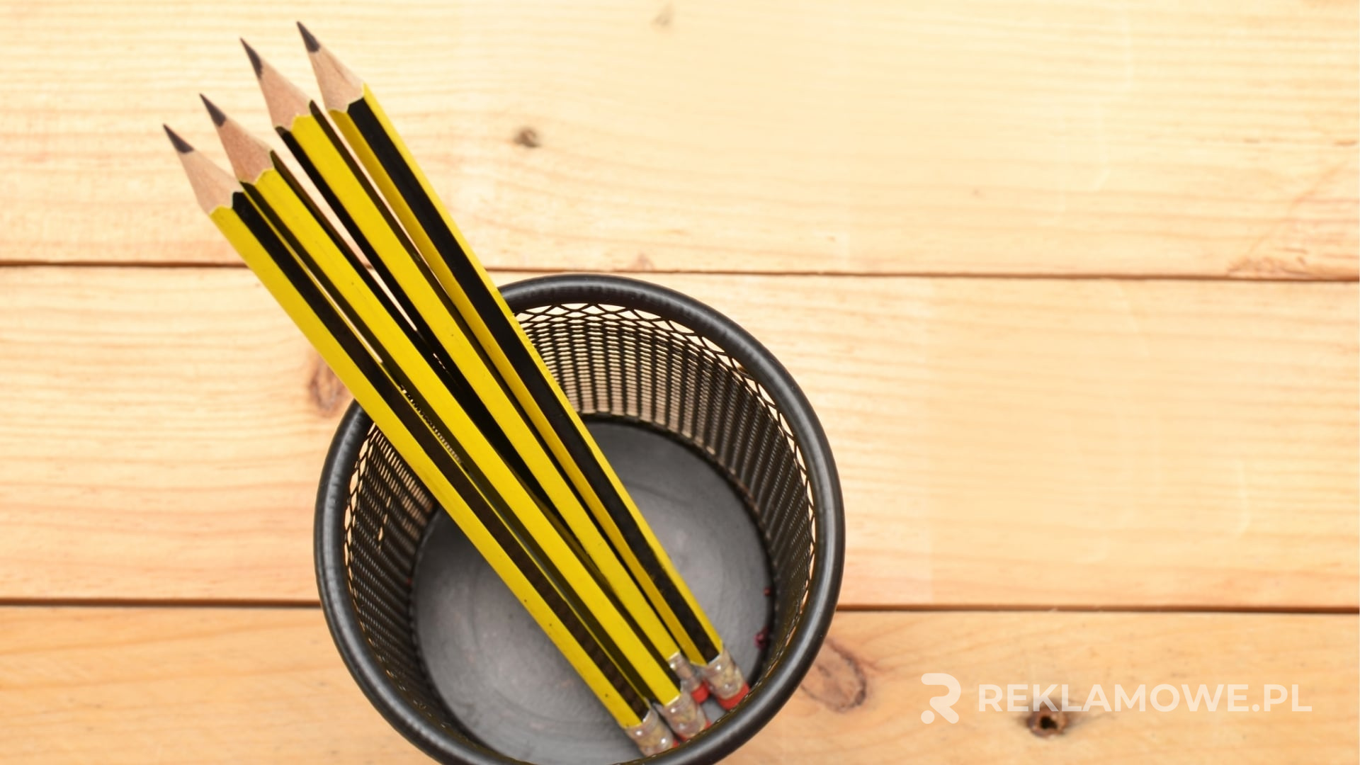 Zestaw ołówków reklamowych idealnie dopasowanych do promocji firmy