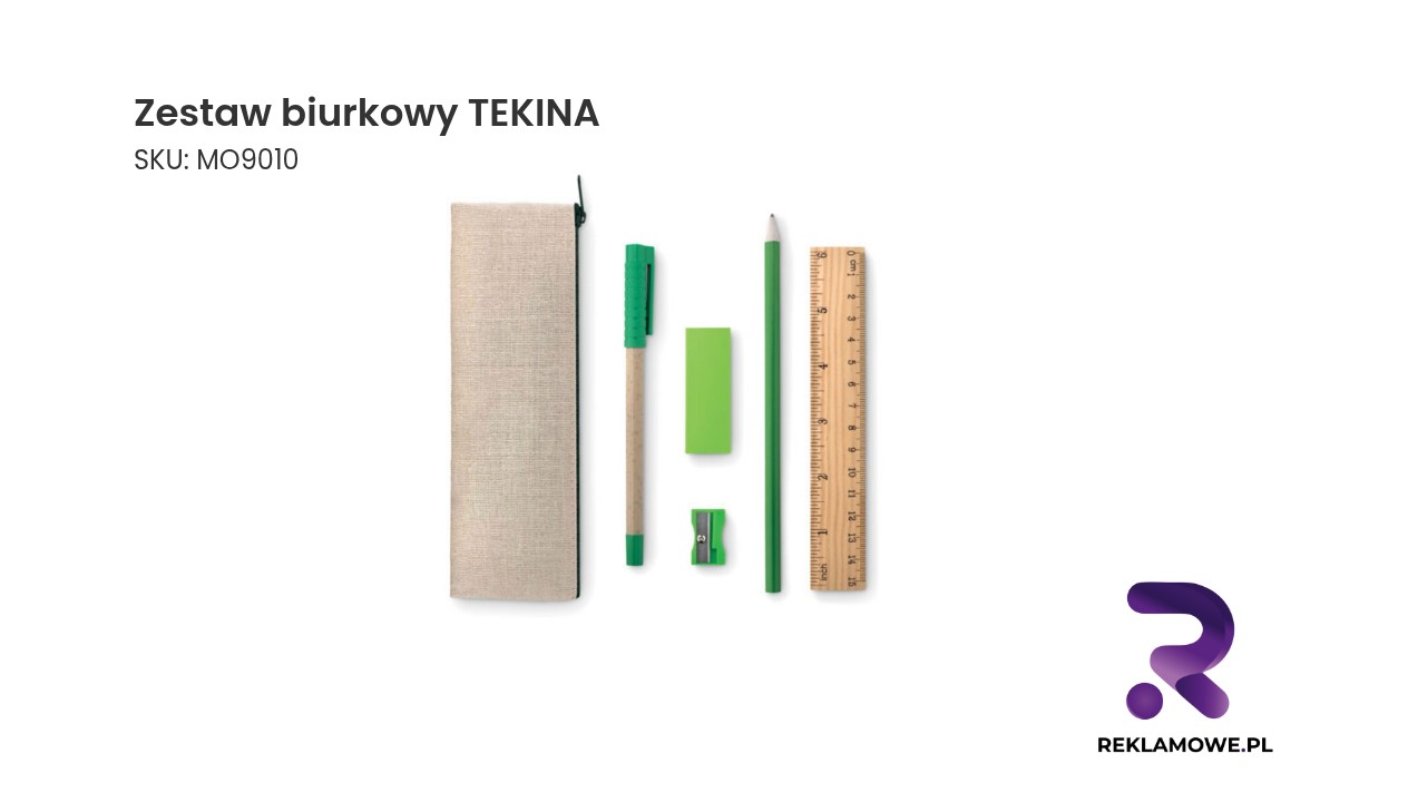 Zestaw biurkowy TEKINA – elegancki organizer na biurko do domu i biura